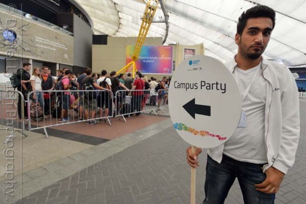 CAMPUS PARTY 2013 AT LONDON'S O2 ARENA, GREENWICH