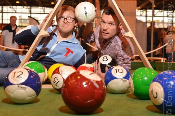 08/05/15. FourFourTwo Magazine : Snookball. FourFourTwo's Jonathan Fadugba explores the new sport game